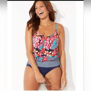 Blouson Tankini Top 12